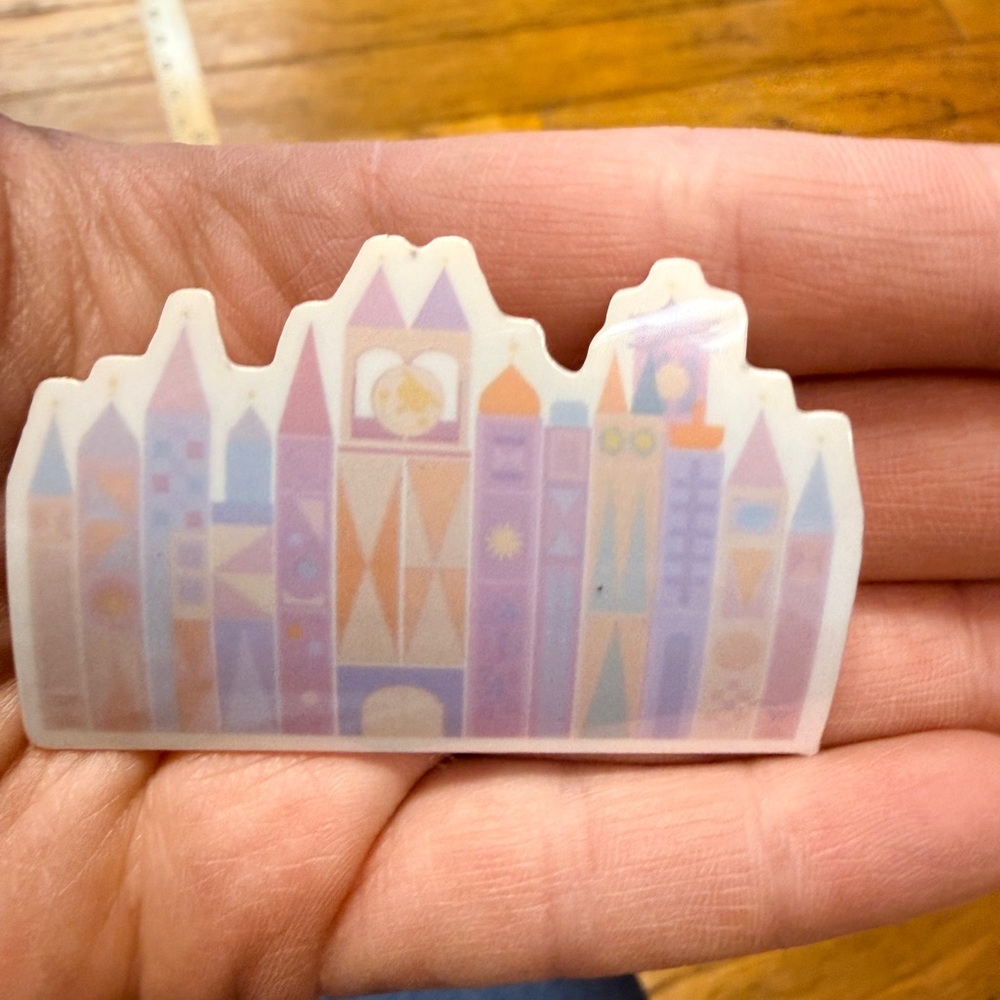 It’s a Small World Ride Pastel Sticker - Picture 7 of 11